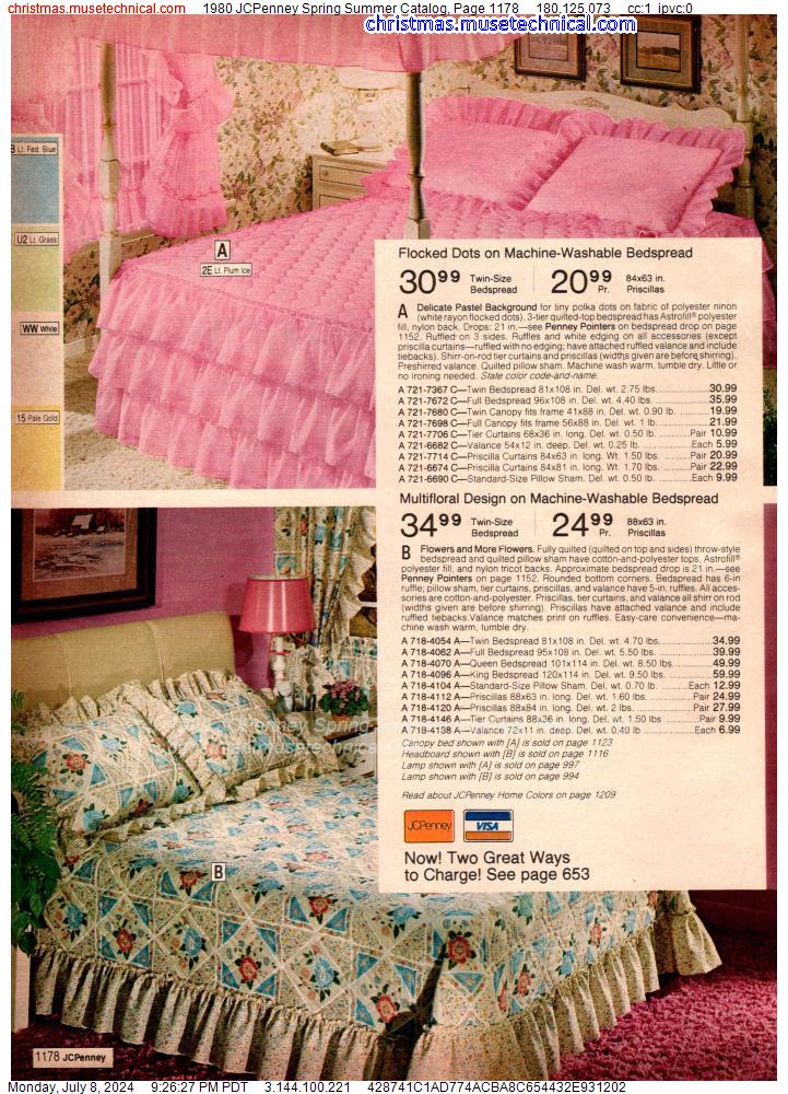 1980 JCPenney Spring Summer Catalog, Page 1178