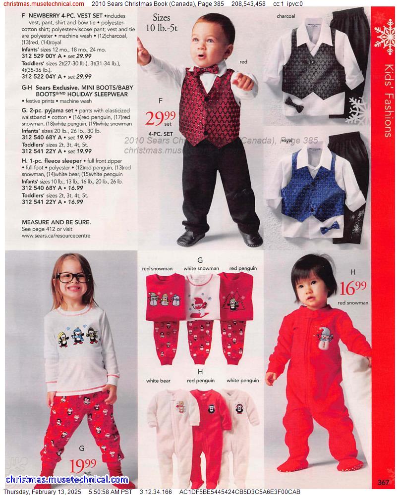 2010 Sears Christmas Book (Canada), Page 385