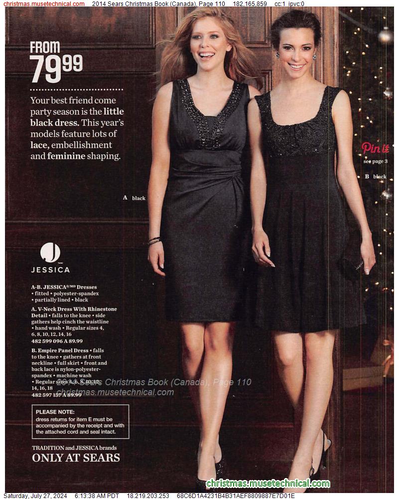 2014 Sears Christmas Book (Canada), Page 110