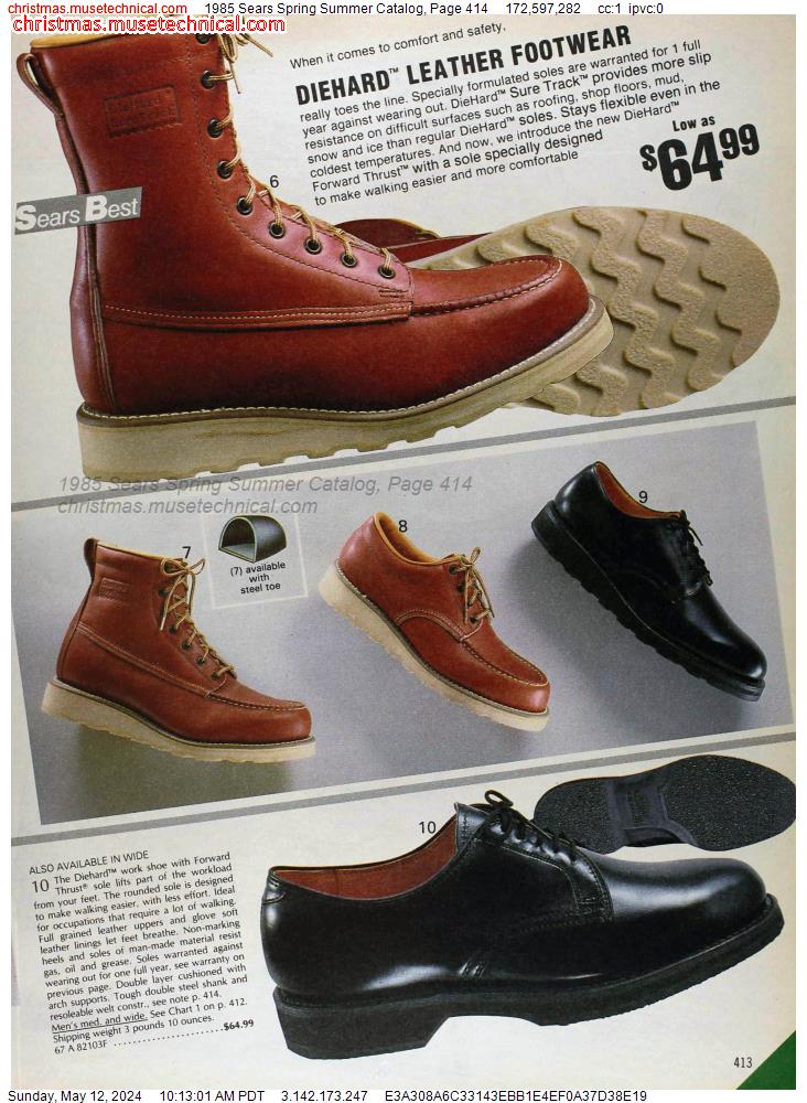 1985 Sears Spring Summer Catalog, Page 414