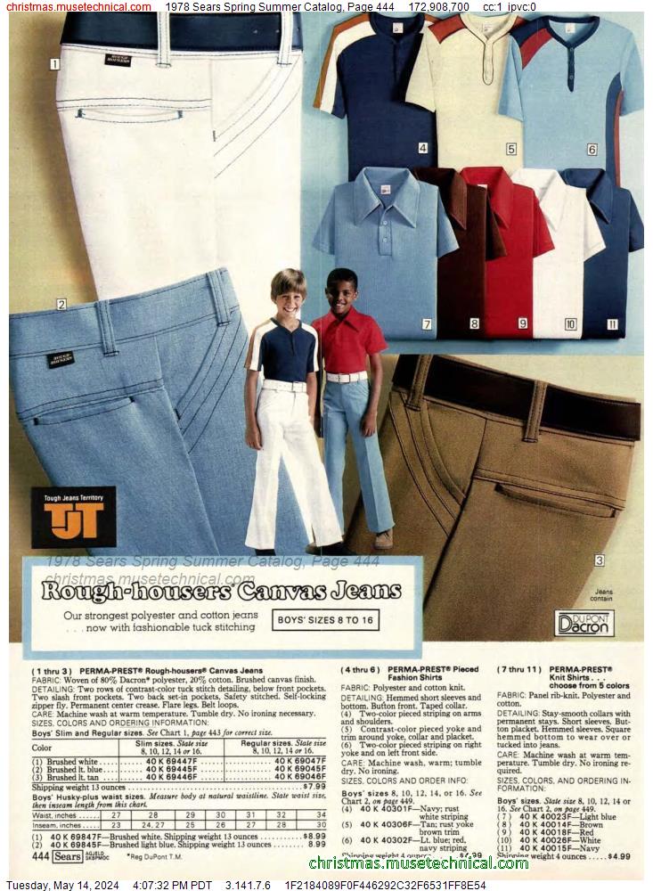 1978 Sears Spring Summer Catalog, Page 444