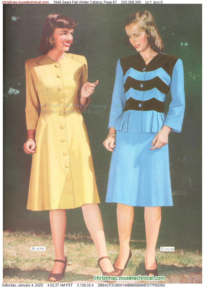 1946 Sears Fall Winter Catalog, Page 67