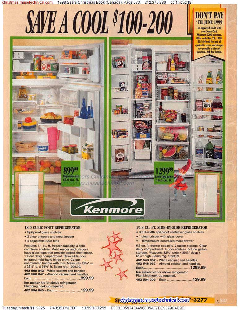 1998 Sears Christmas Book (Canada), Page 573