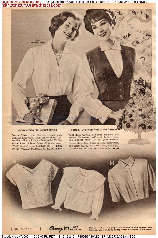 1959 Montgomery Ward Christmas Book, Page 94