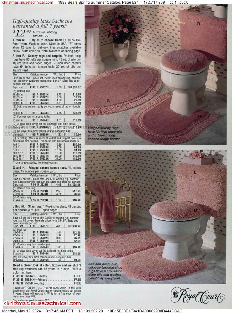 1993 Sears Spring Summer Catalog, Page 534