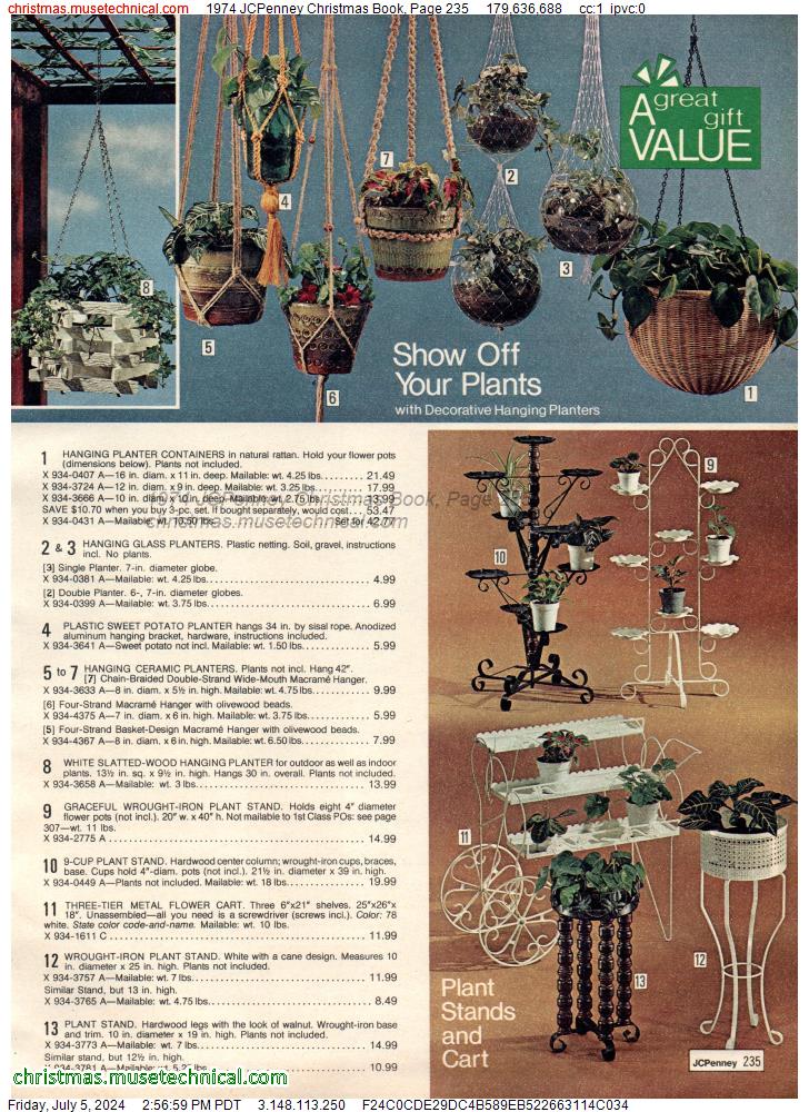 1974 JCPenney Christmas Book, Page 235