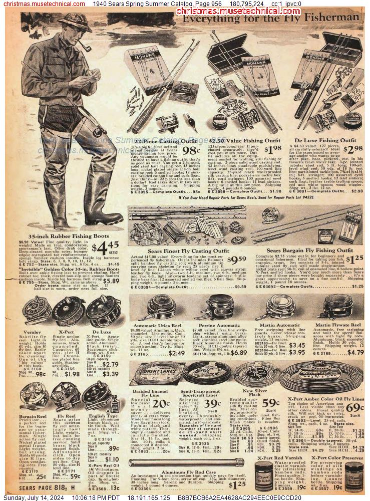 1940 Sears Spring Summer Catalog, Page 956