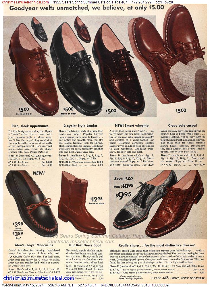 1955 Sears Spring Summer Catalog, Page 467