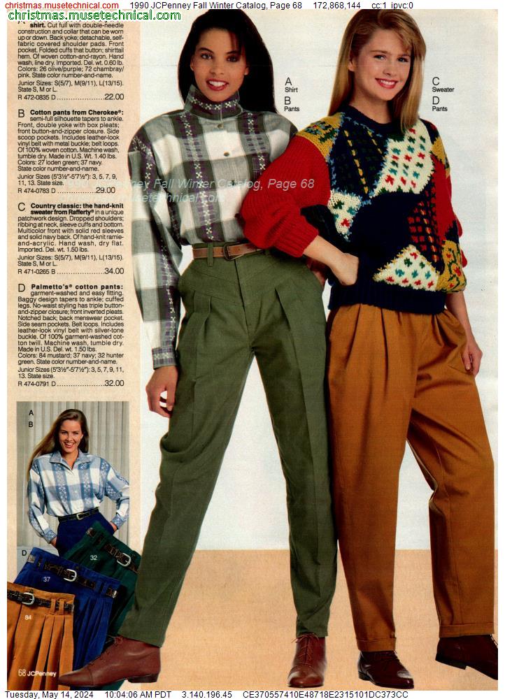 1990 JCPenney Fall Winter Catalog, Page 68