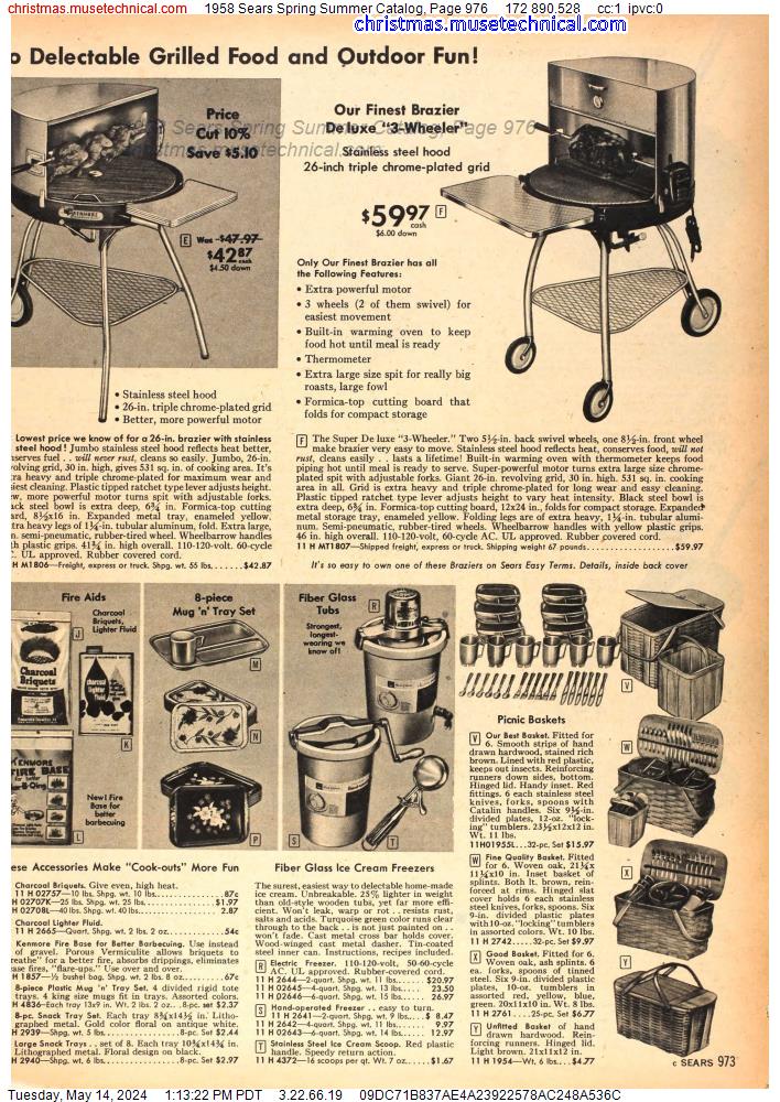1958 Sears Spring Summer Catalog, Page 976