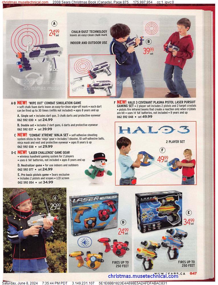 2008 Sears Christmas Book (Canada), Page 875