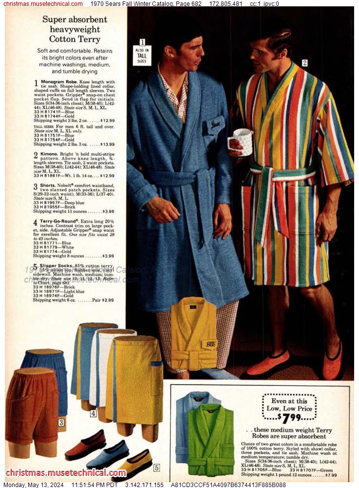 1970 Sears Fall Winter Catalog, Page 682