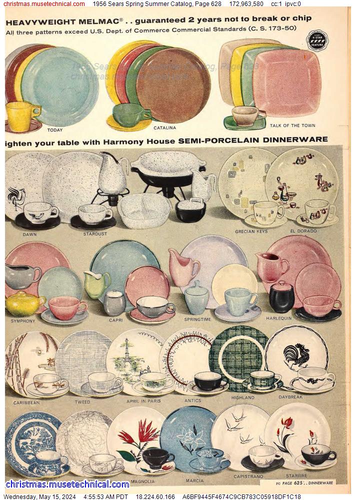 1956 Sears Spring Summer Catalog, Page 628