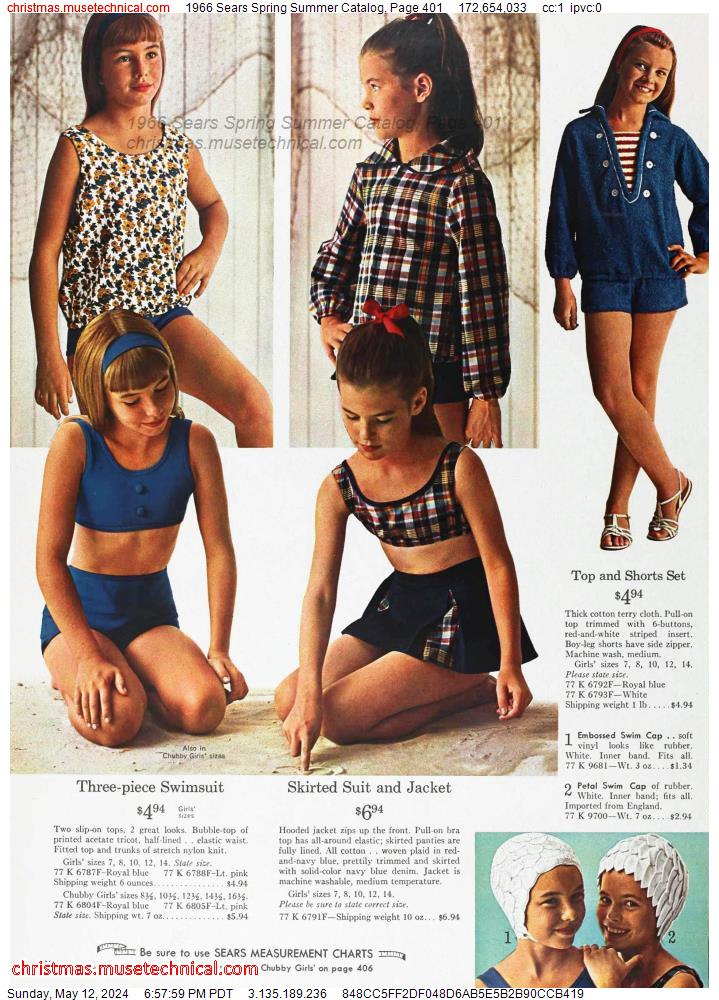 1966 Sears Spring Summer Catalog, Page 401