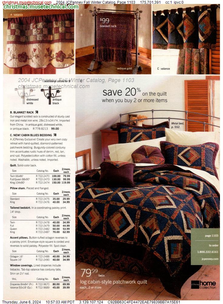 2004 JCPenney Fall Winter Catalog, Page 1103