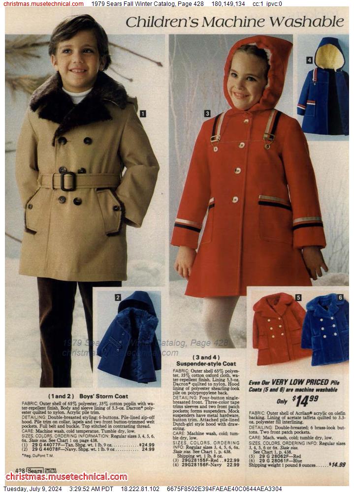 1979 Sears Fall Winter Catalog, Page 428