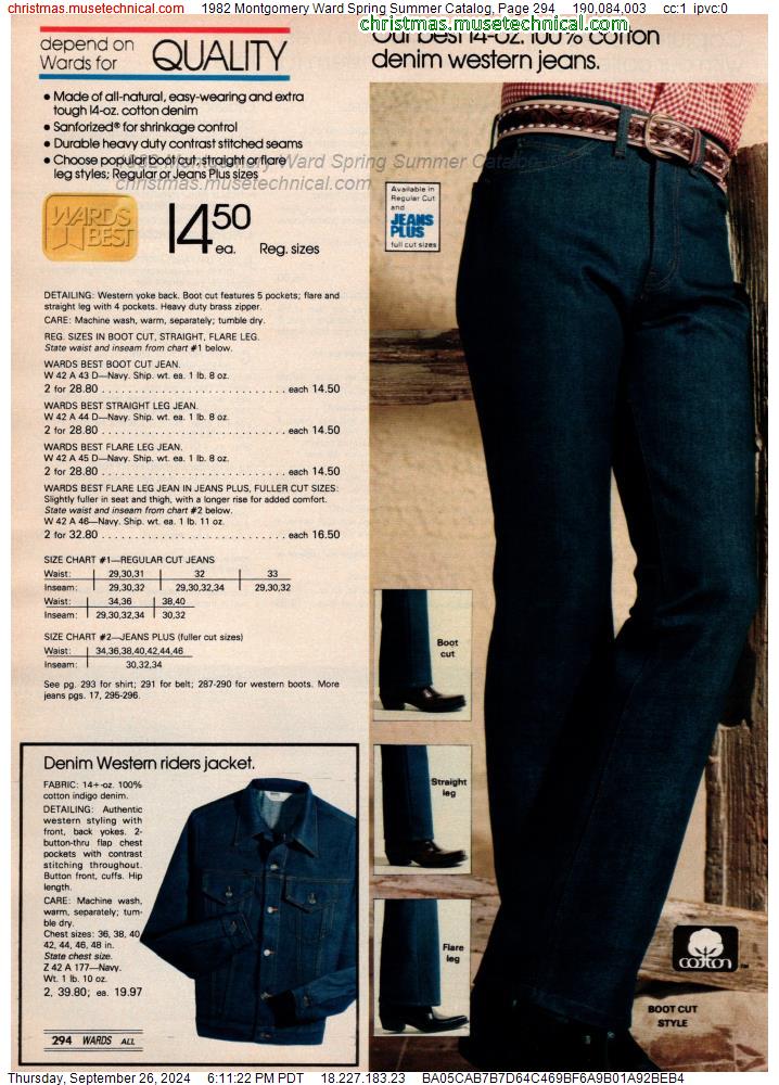 1982 Montgomery Ward Spring Summer Catalog, Page 294