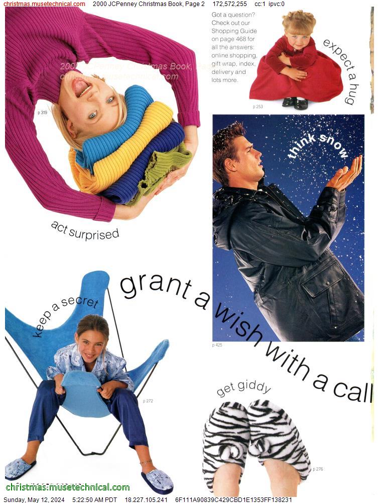 2000 JCPenney Christmas Book, Page 2