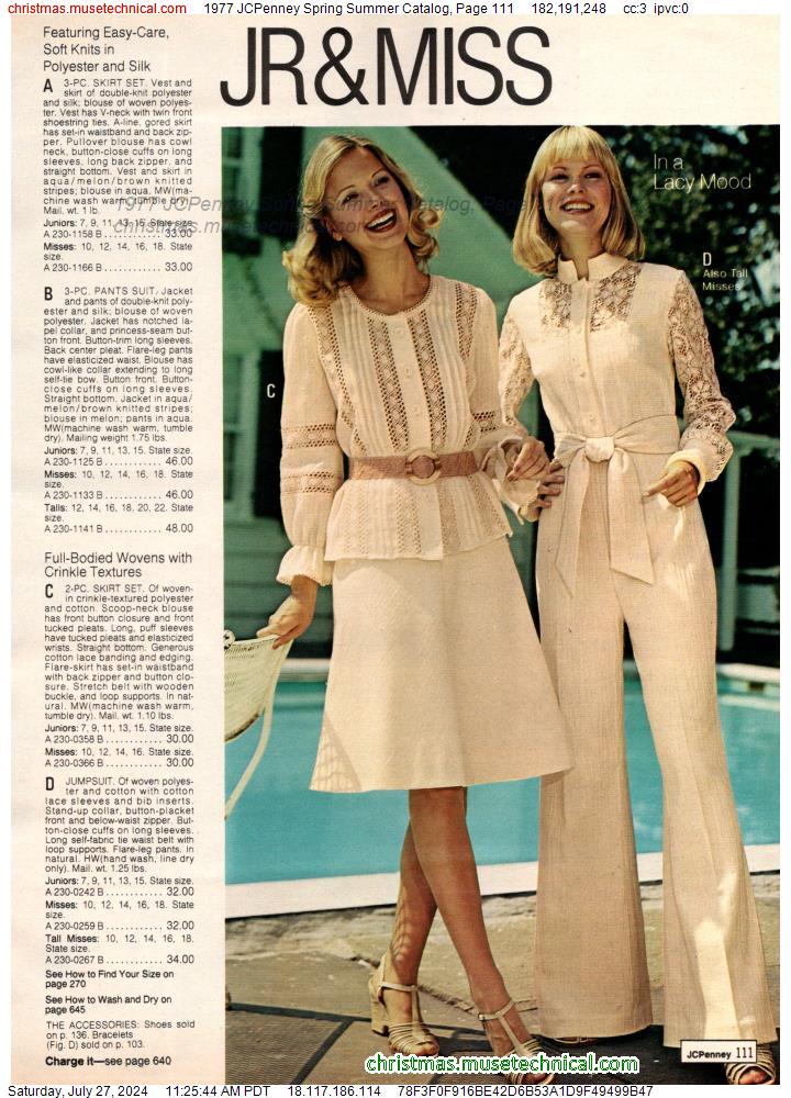 1977 JCPenney Spring Summer Catalog, Page 111