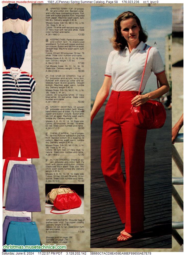 1981 JCPenney Spring Summer Catalog, Page 58
