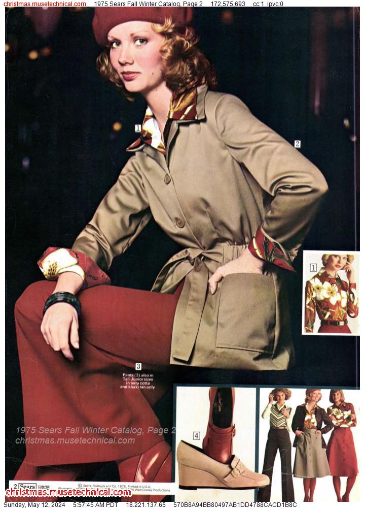 1975 Sears Fall Winter Catalog, Page 2