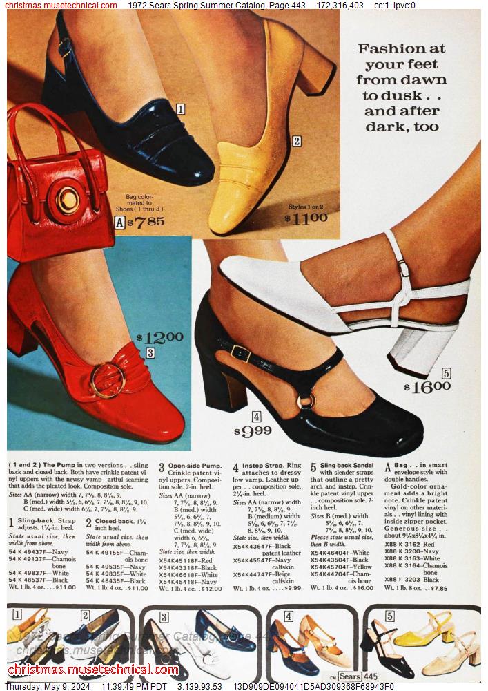 1972 Sears Spring Summer Catalog, Page 443