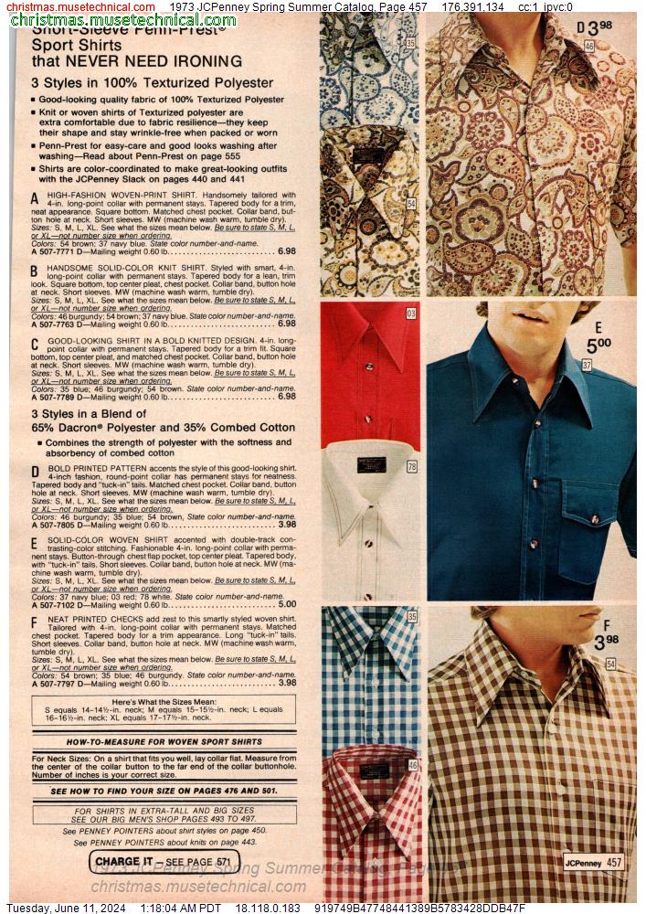 1973 JCPenney Spring Summer Catalog, Page 457