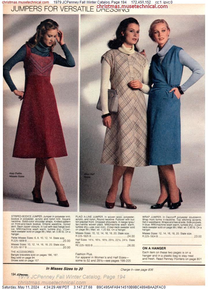 1979 JCPenney Fall Winter Catalog, Page 194