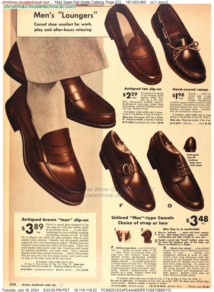 1942 Sears Fall Winter Catalog, Page 272