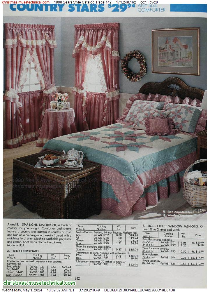 1990 Sears Style Catalog, Page 142