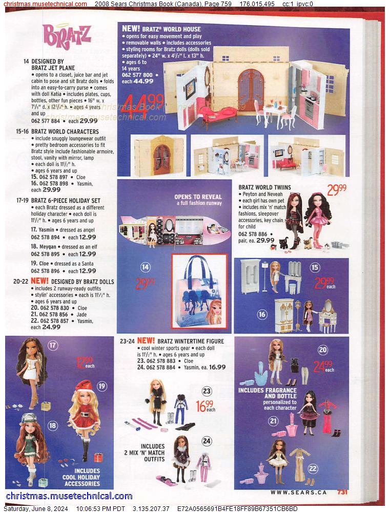 2008 Sears Christmas Book (Canada), Page 759