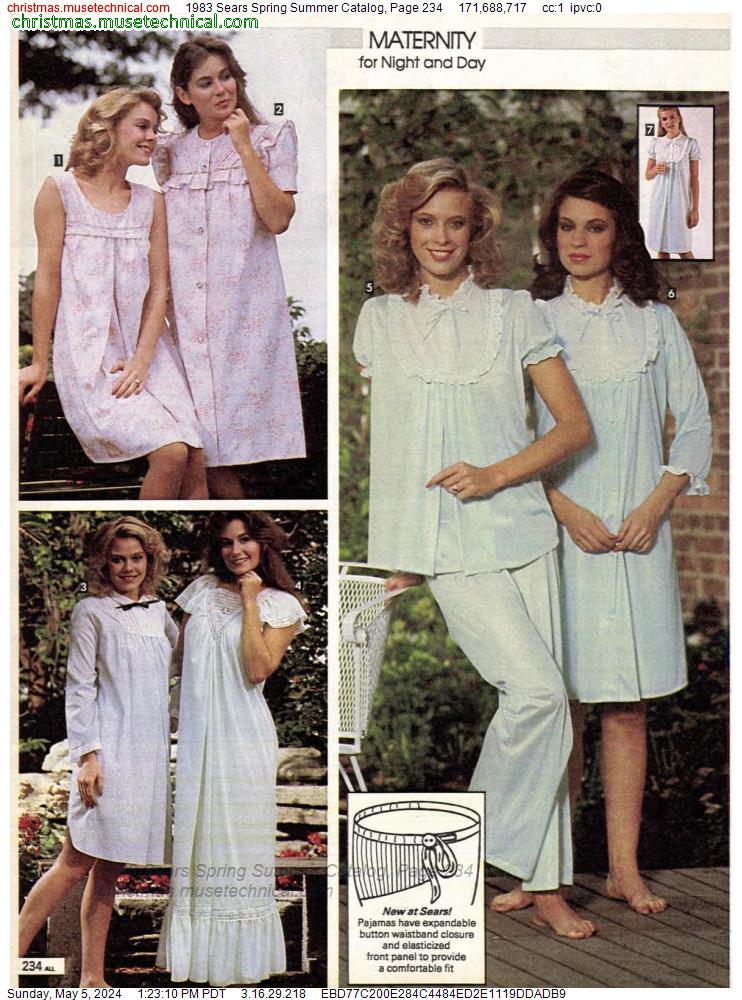 1983 Sears Spring Summer Catalog, Page 234