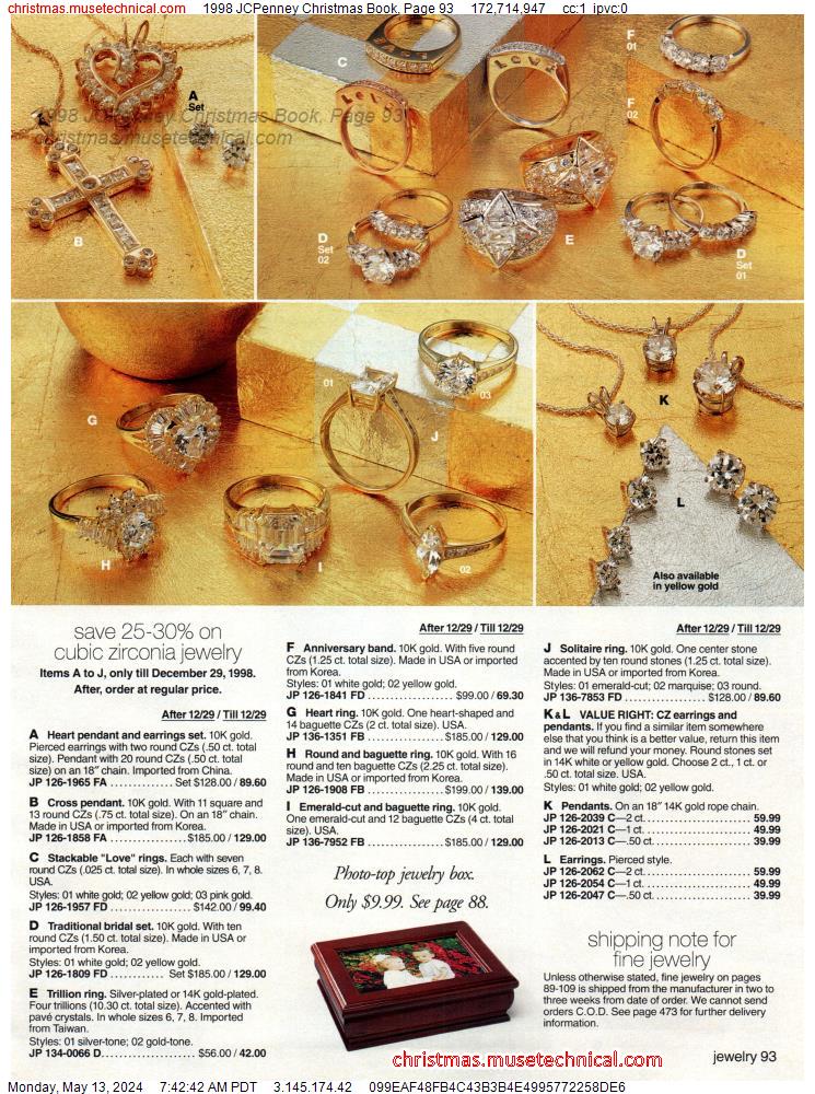 1998 JCPenney Christmas Book, Page 93