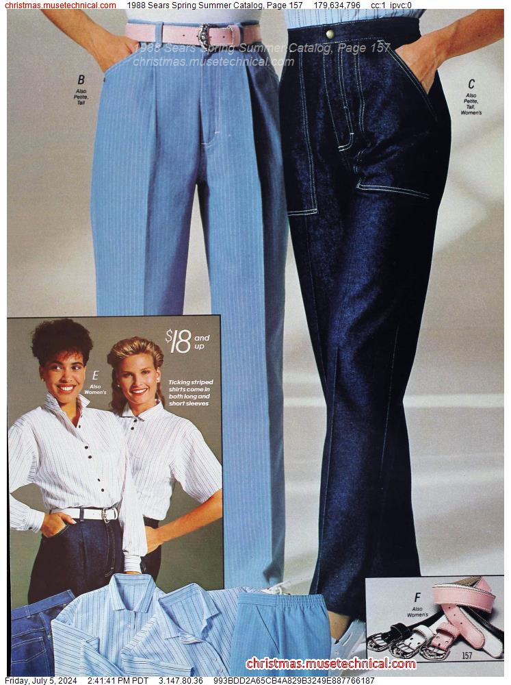 1988 Sears Spring Summer Catalog, Page 157