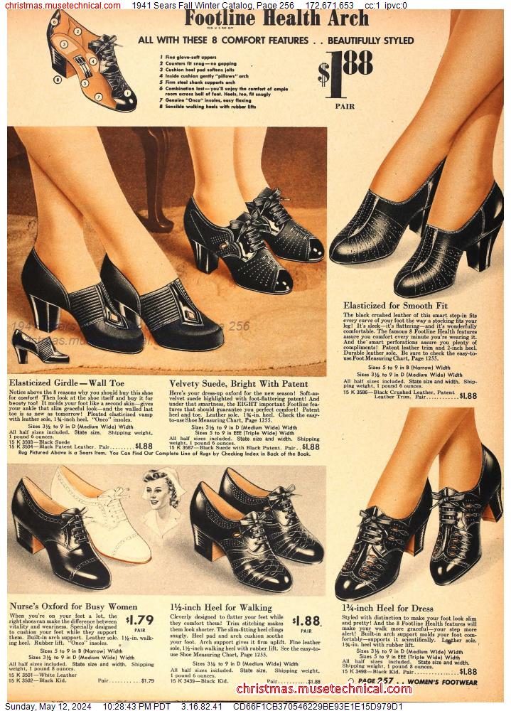 1941 Sears Fall Winter Catalog, Page 256