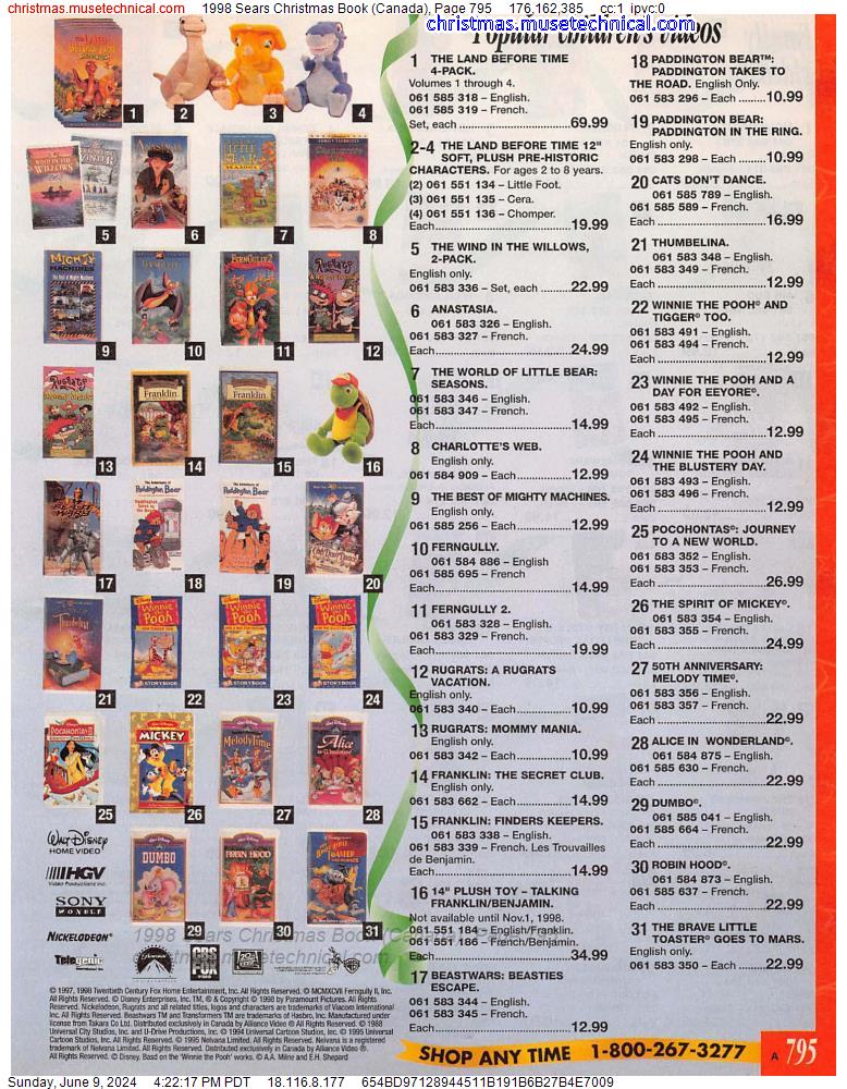1998 Sears Christmas Book (Canada), Page 795