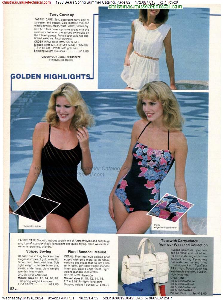 1983 Sears Spring Summer Catalog, Page 82