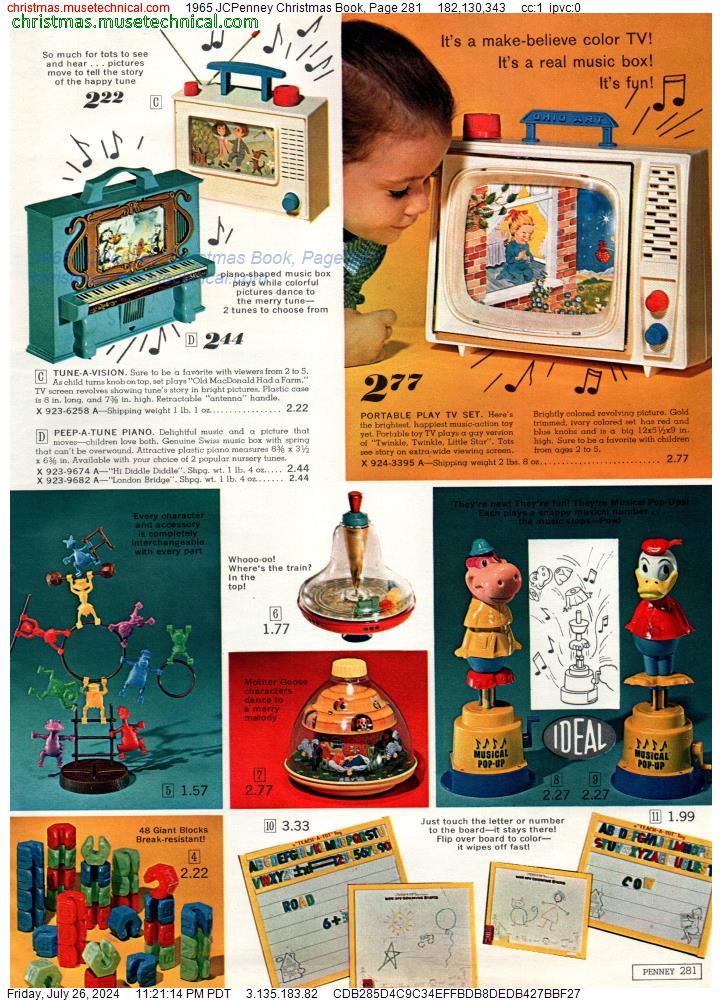 1965 JCPenney Christmas Book, Page 281