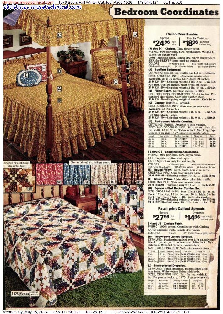 1976 Sears Fall Winter Catalog, Page 1526