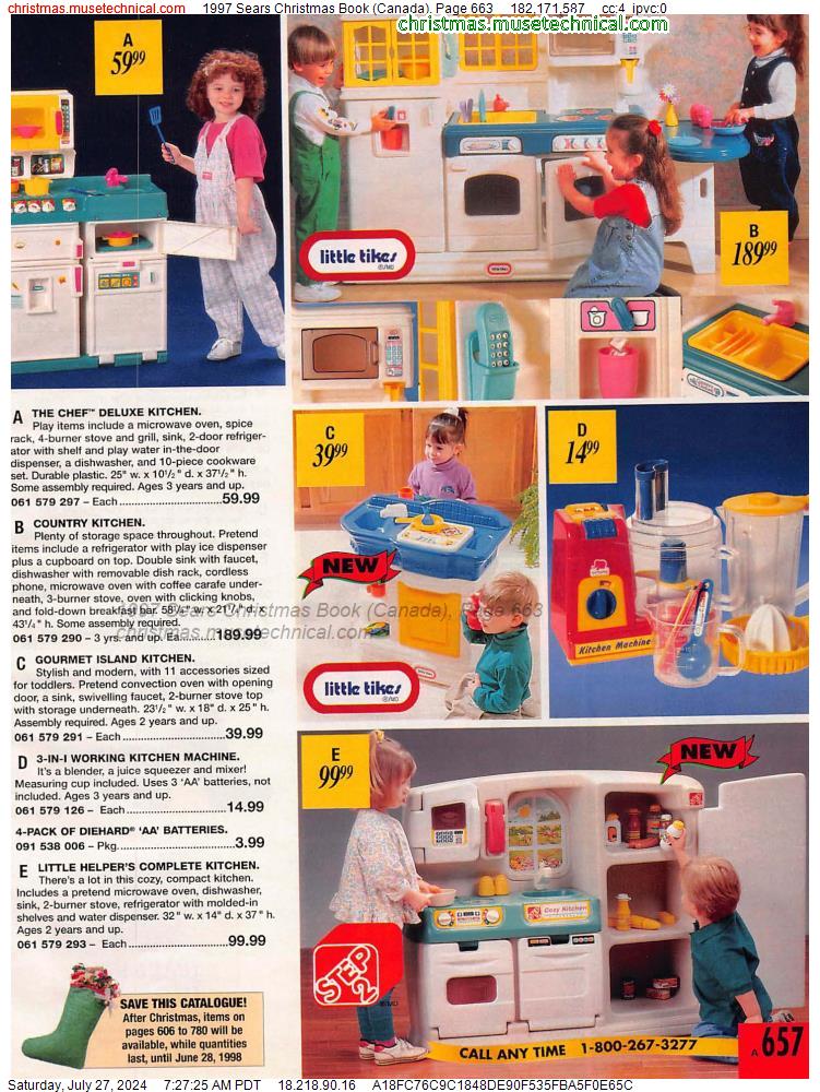 1997 Sears Christmas Book (Canada), Page 663