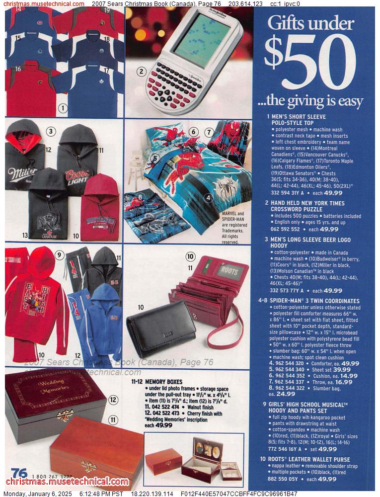 2007 Sears Christmas Book (Canada), Page 76