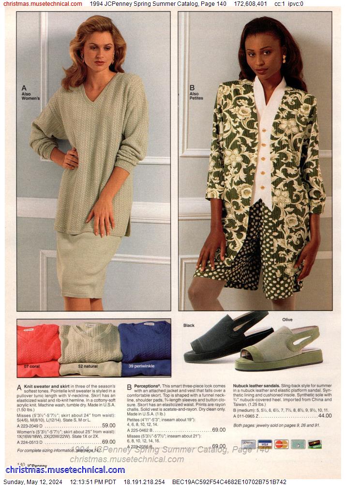 1994 JCPenney Spring Summer Catalog, Page 140