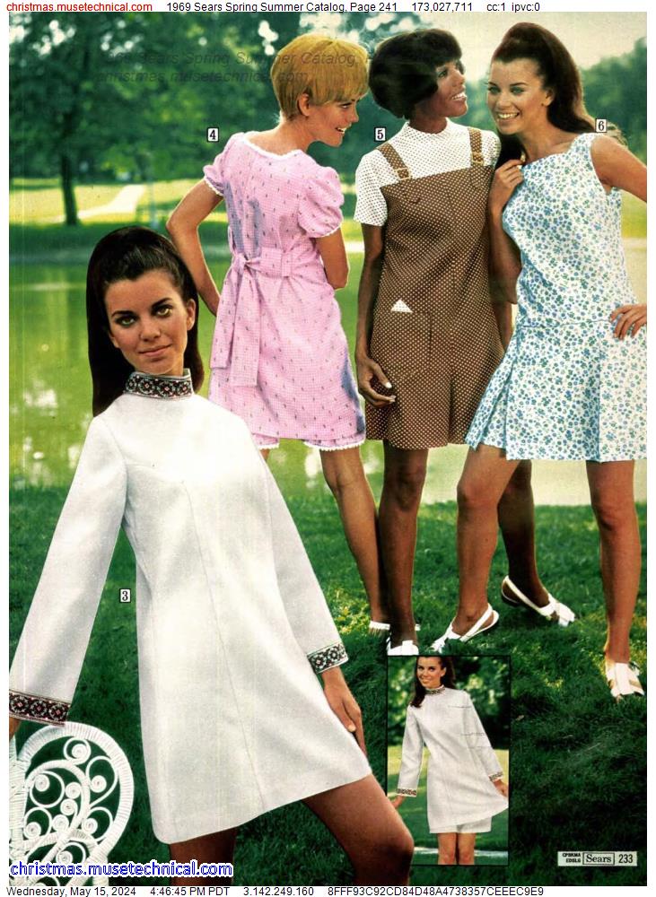 1969 Sears Spring Summer Catalog, Page 241