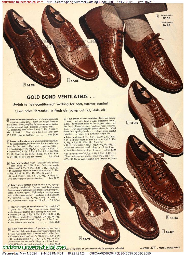 1950 Sears Spring Summer Catalog, Page 380