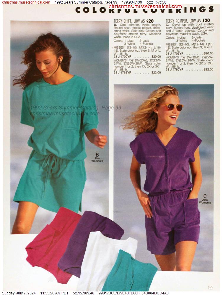 1992 Sears Summer Catalog, Page 99