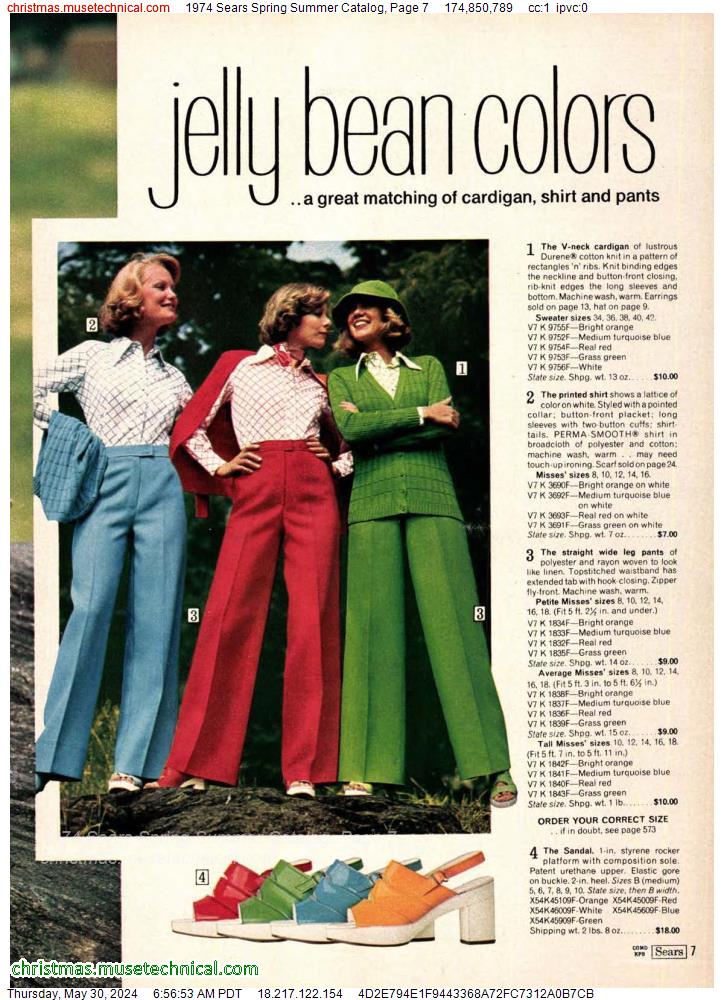1974 Sears Spring Summer Catalog, Page 7