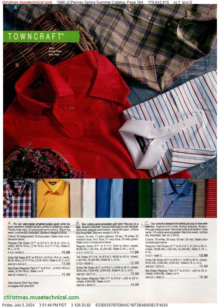 1986 JCPenney Spring Summer Catalog, Page 394