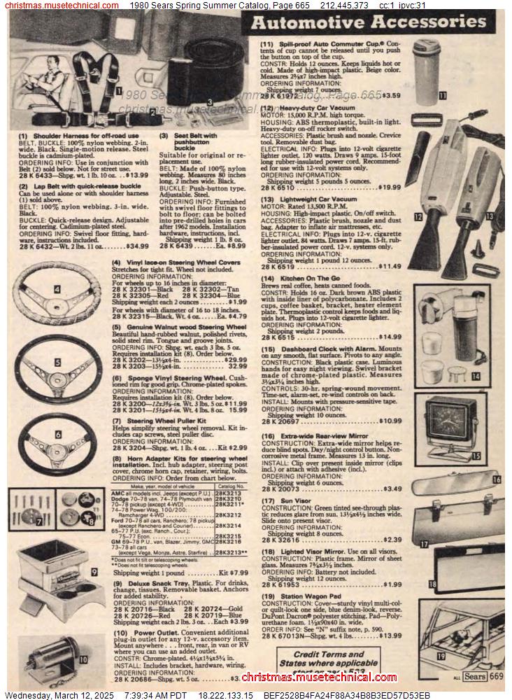 1980 Sears Spring Summer Catalog, Page 665