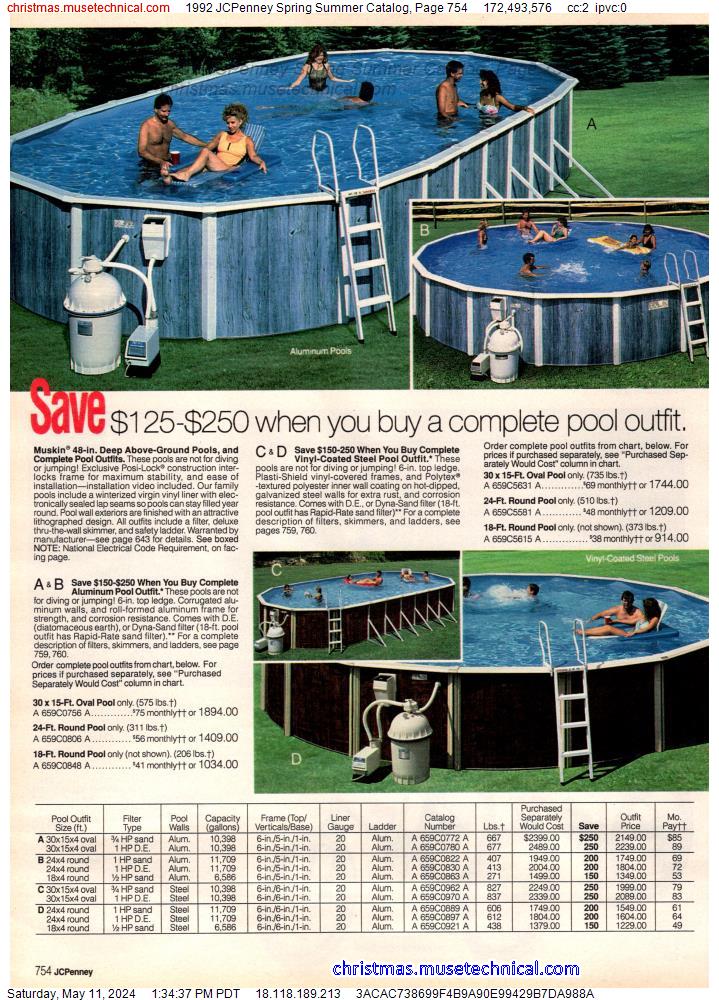 1992 JCPenney Spring Summer Catalog, Page 754