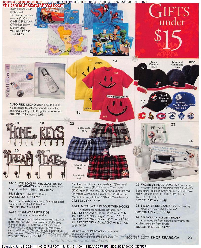 2010 Sears Christmas Book (Canada), Page 23